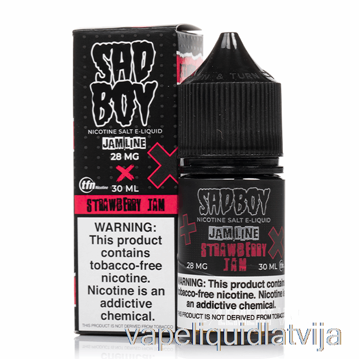 Zemeņu Ievārījums - Sadboy Salts - 30ml 48mg Vape šķidrums